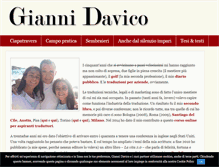 Tablet Screenshot of giannidavico.it